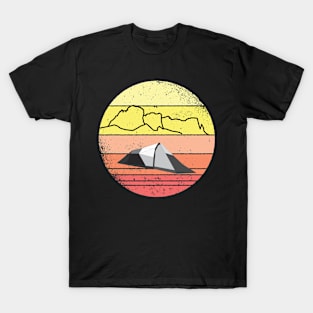 Cool tent camping outdoor mountain shirt T-Shirt